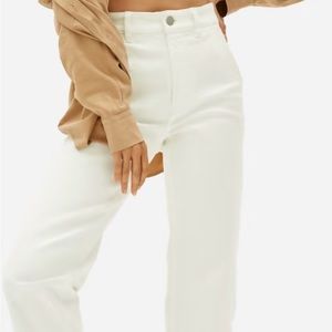 Everlane White Straight Leg Crop | 00
